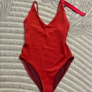 NWT Left On Friday “Sunday Suit” one piece swimsuit in color 1971
